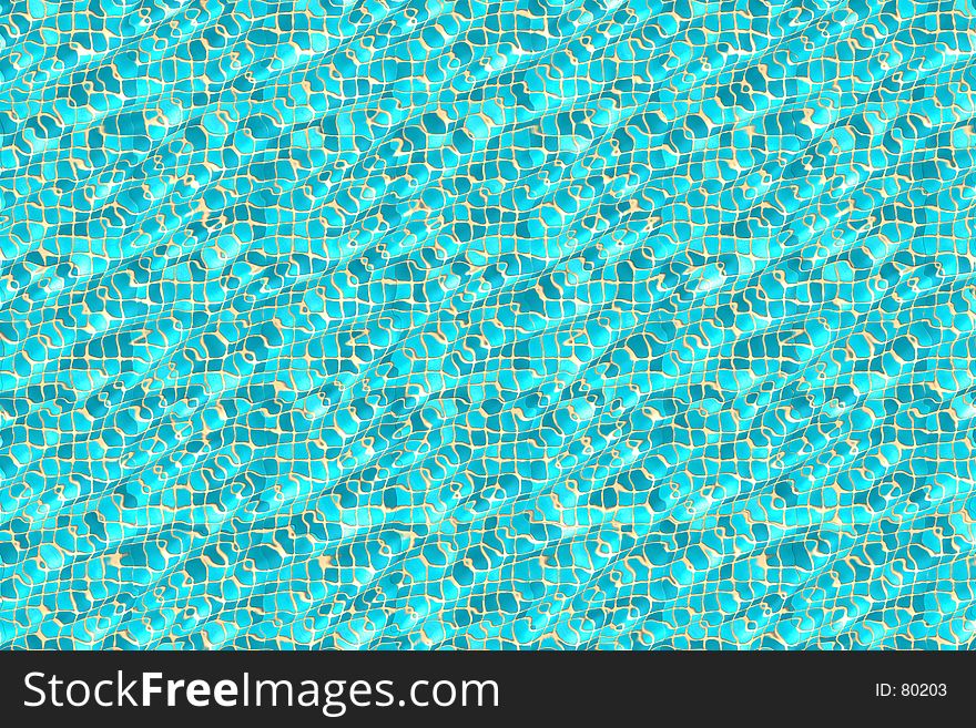 Photoshop generated image of a tile mosaic surface with a water effect on top. Photoshop generated image of a tile mosaic surface with a water effect on top.
