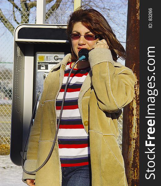 Woman on a Payphone