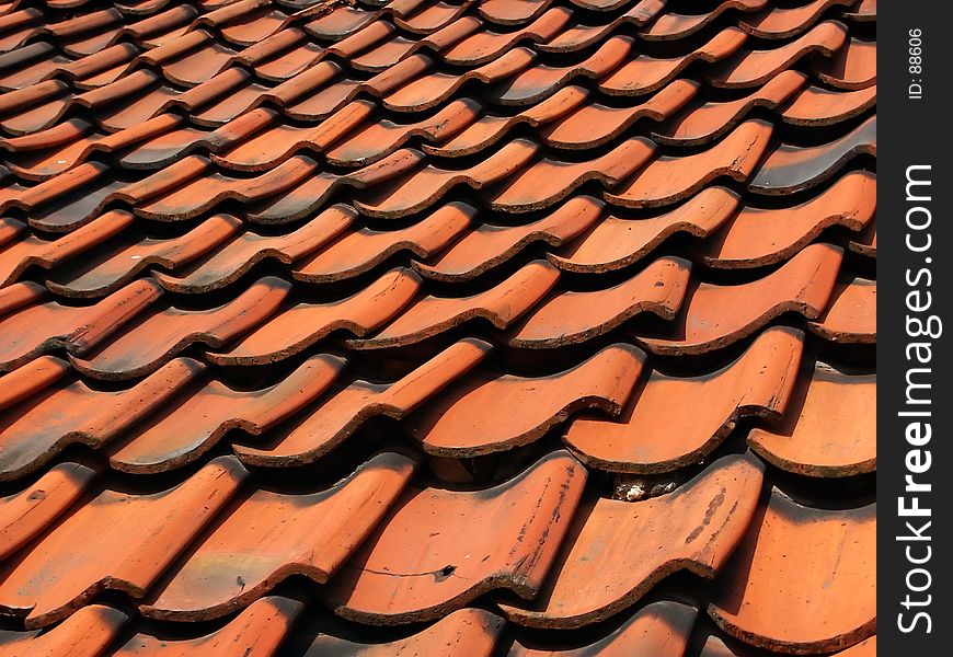 Tiled roof