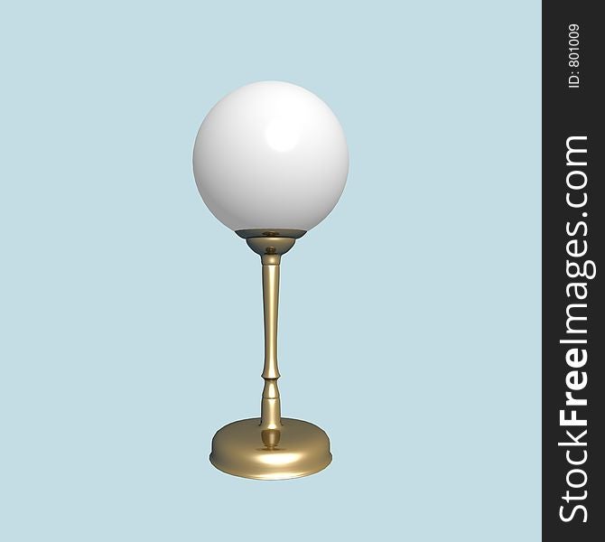 Bedroom ball light on desk or ground. Bedroom ball light on desk or ground