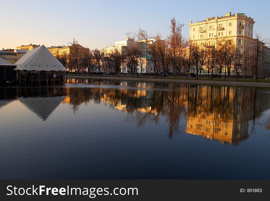 Pure ponds. Moscow.