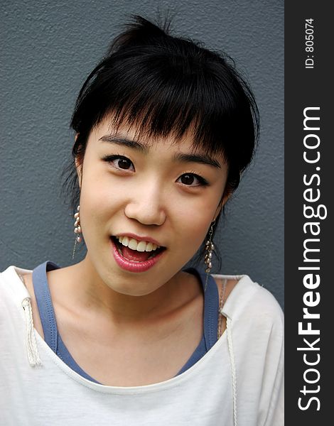 Attractive young Korean woman. Attractive young Korean woman