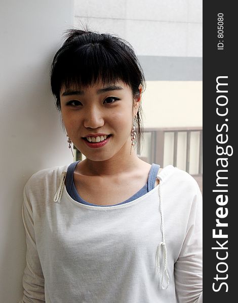Attractive young Korean woman. Attractive young Korean woman
