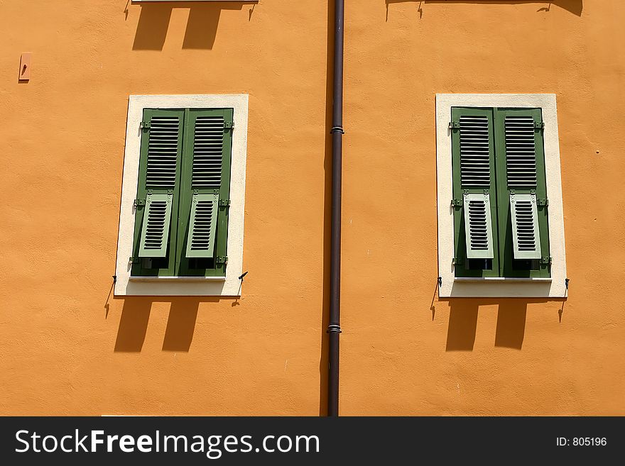 Corsican Houses And Buildings