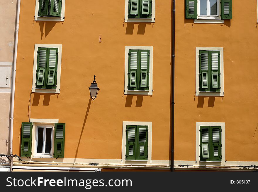 Corsican houses and buildings