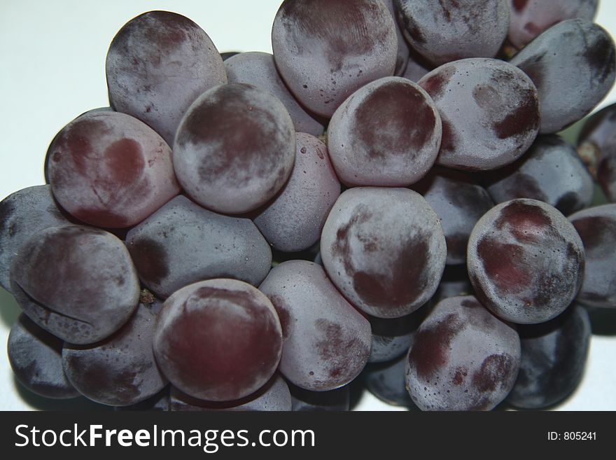 A purple grapevine