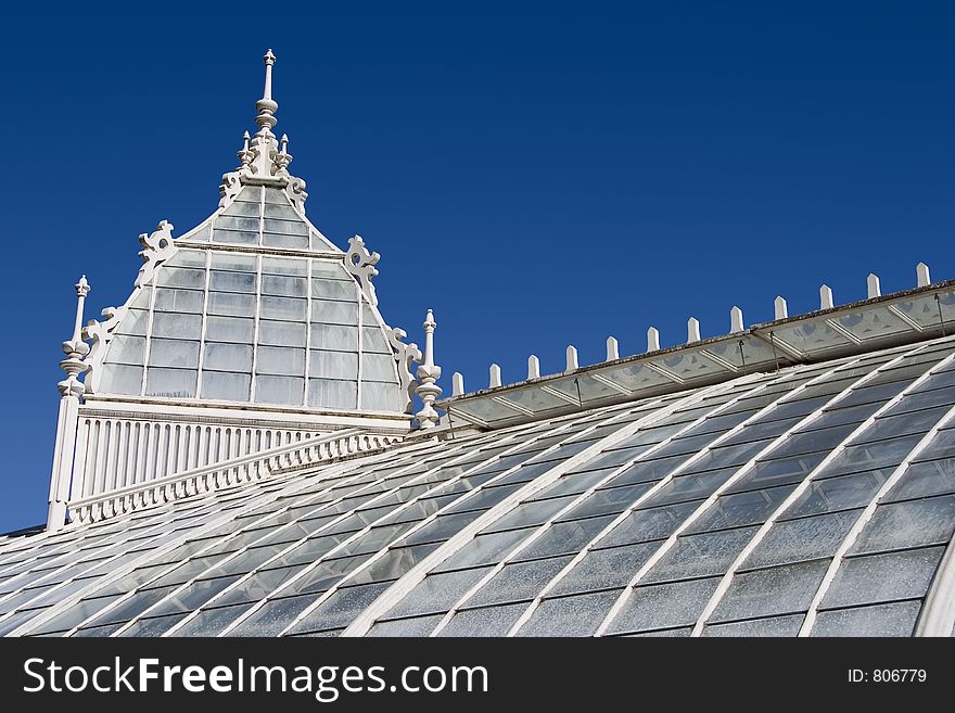 An ornate greenhouse in San Francisco, California. An ornate greenhouse in San Francisco, California.
