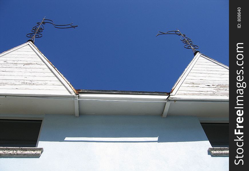 Nassau Bahamas Roofs Blue