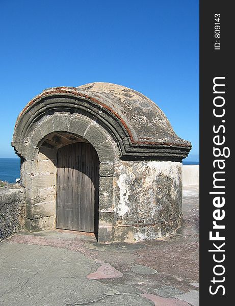 Puerto Rico Fortress Door Old