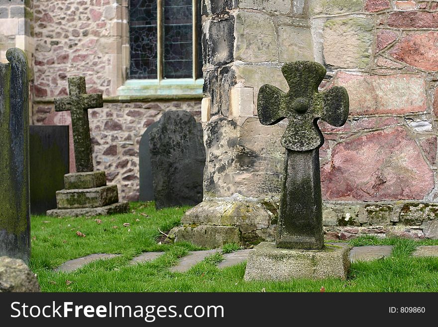 Graves in quork cementary in uk