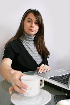 Young Businesswoman Royalty Free Stock Photo