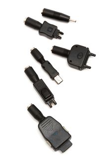 Adapters For A Mobile Phone Royalty Free Stock Photos