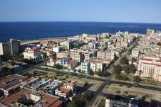 Havana View From A Tall Building (II) Stock Photography