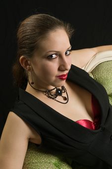 Free Frankly Goth On Couch Royalty Free Stock Photos - 8005538