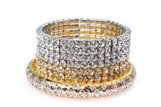 Diamond Bracelets Stock Image Diamond Bracelets Stock Image