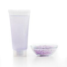 Soap And Bath Salt Stock Photography Soap And Bath Salt Stock Photography