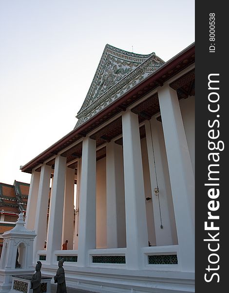 Ancient Wat Rachanadda in Thailand