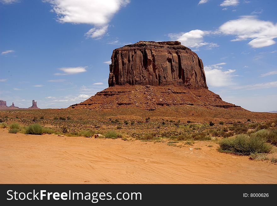 A View of the Monument Valley - Utah