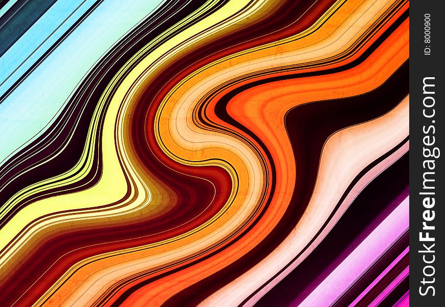 Twisty grunge multicolored fun background. Twisty grunge multicolored fun background