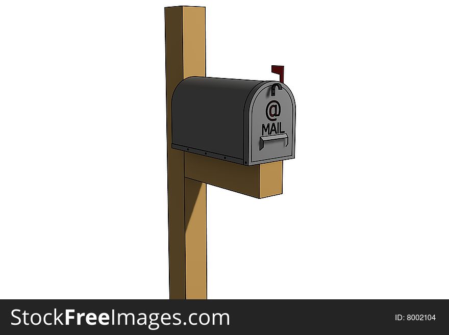 Classic american mailbox