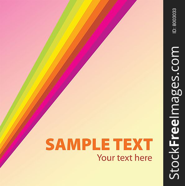 Abstract colorful background with rainbow. Include additional format EPS v.8 (Adobe Illustrator).