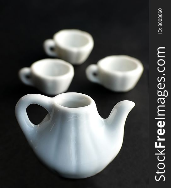 White Jug And Cup