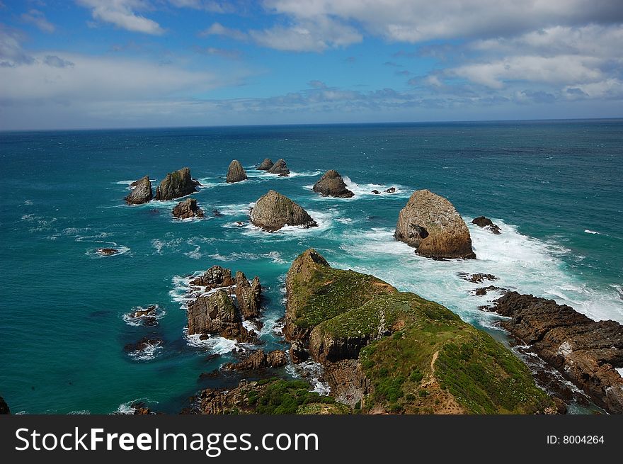 Rocks In The Sea