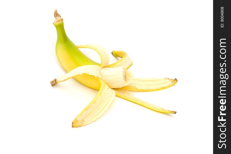 Banana isolated on white