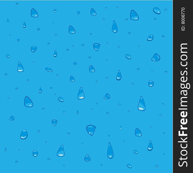 An illustration of water drop background