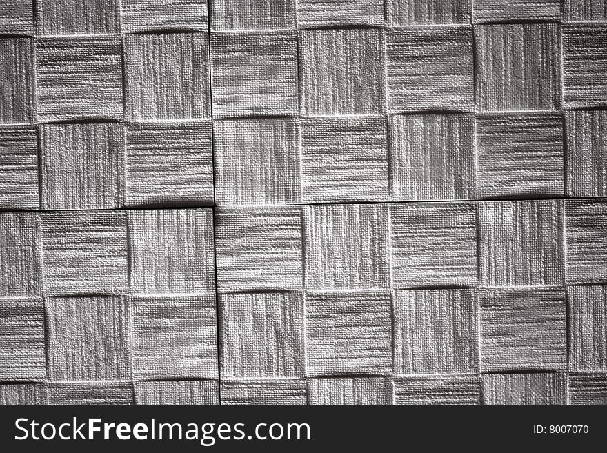 Background in the form of polystyrene ceiling tiles