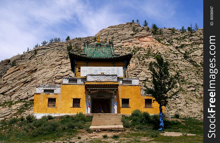 Mongolia buddhist temple