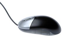 Black And Grey Computer Mouse Stock Photos