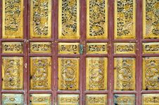 Wooden Door In Old Style Stock Photos Wooden Door In Old Style Stock Photos