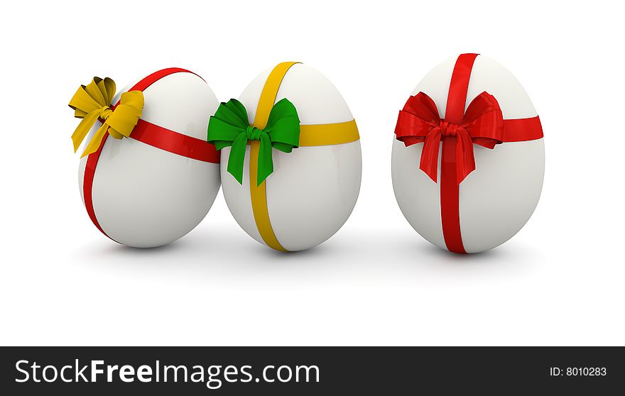 Gift White Eggs Decorative