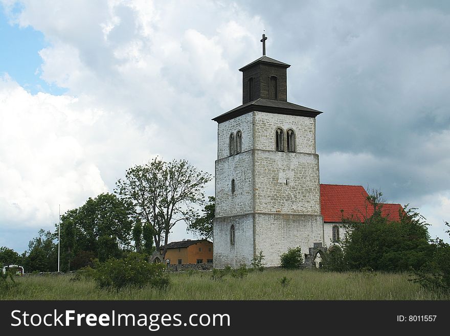 Old gothic church from Gotland. Old gothic church from Gotland