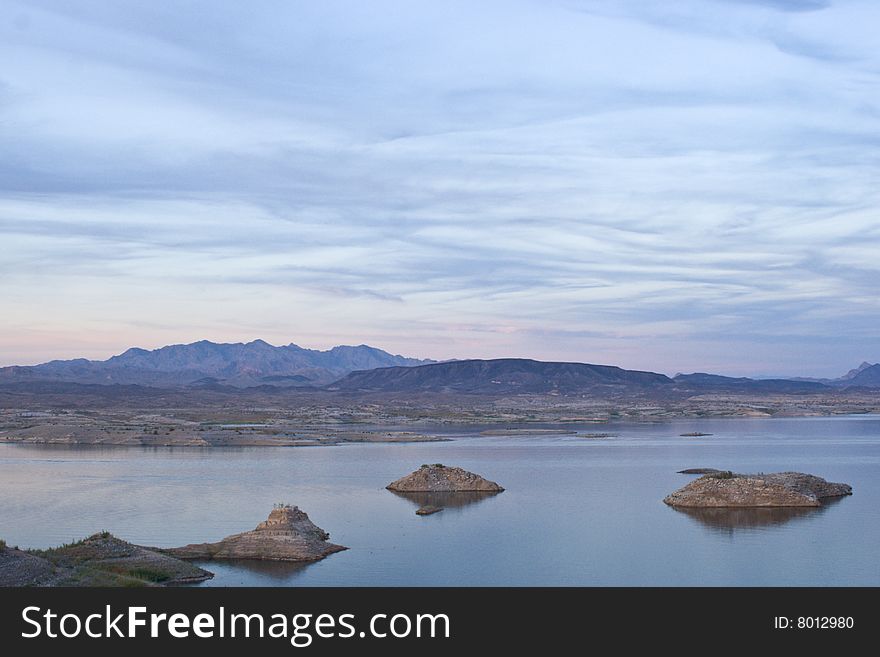 Late afternoon image of Lake Mead near Las Vegas. Late afternoon image of Lake Mead near Las Vegas
