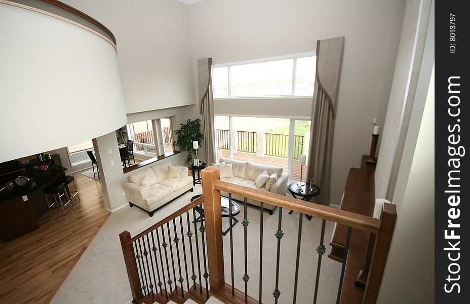 An interior shot of a living room.