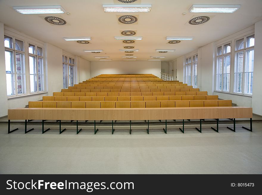 Empty classroom