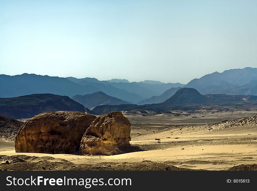 Landscape in the Sinai,Egypt.