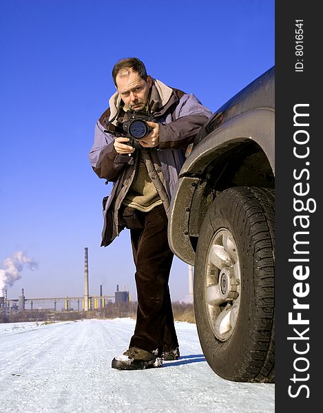 Outdoor Photo Session In Winter