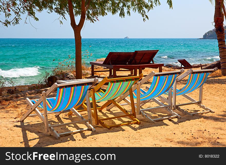 Lounge on the beach