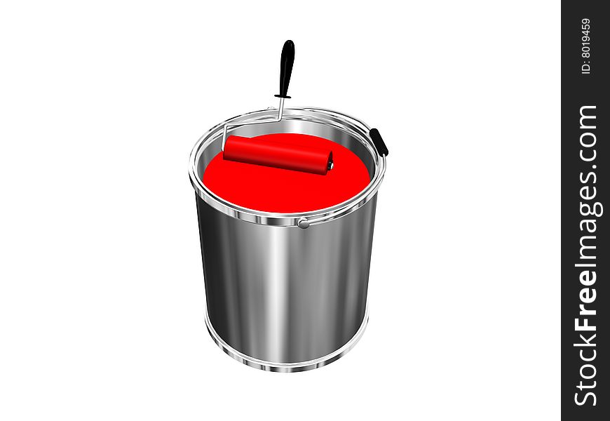 Red bucket