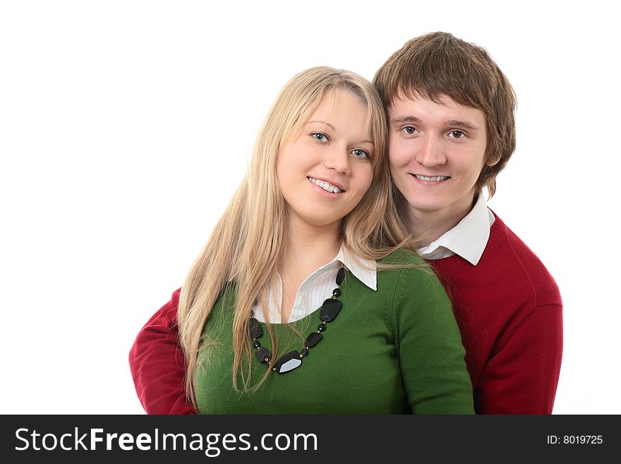 Couple Young Man And Woman