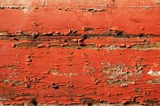 Threadbare Red Wooden Plank Stock Photography Threadbare Red Wooden Plank Stock Photography