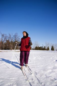 Cross Country Skiing Stock Photo Cross Country Skiing Stock Photo
