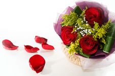 Valentine S Bouquet Stock Photo