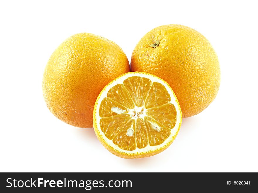 Two Oranges And Still Half.