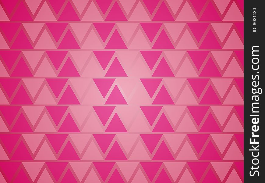 Pink background made with patterned triangles. Pink background made with patterned triangles.