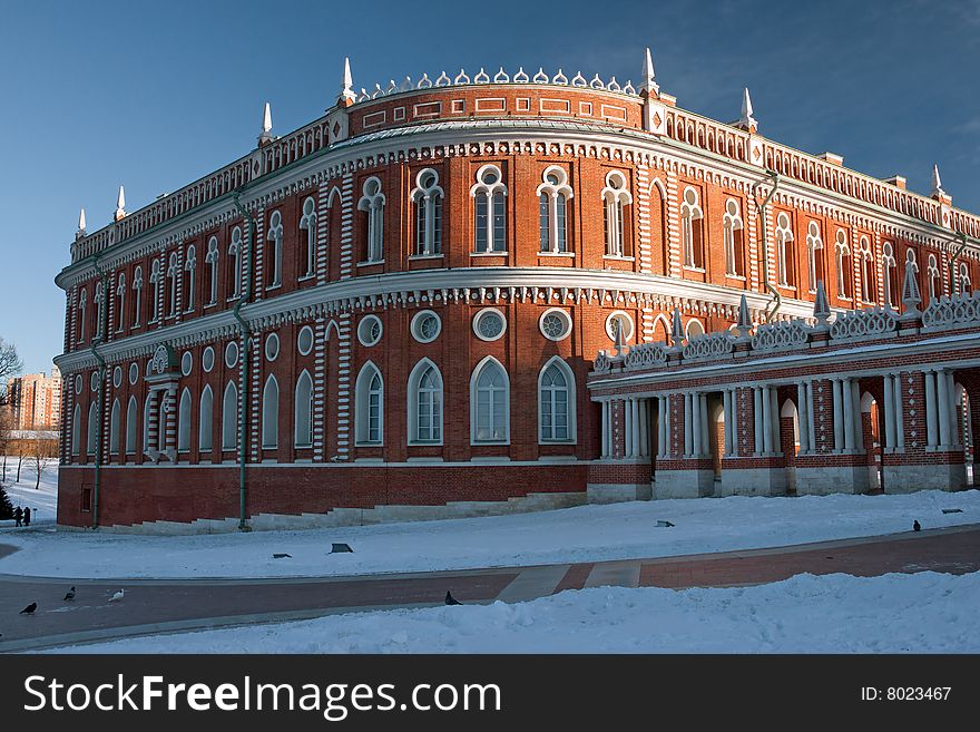 Tsaritsyno palace in Moskow, Russia