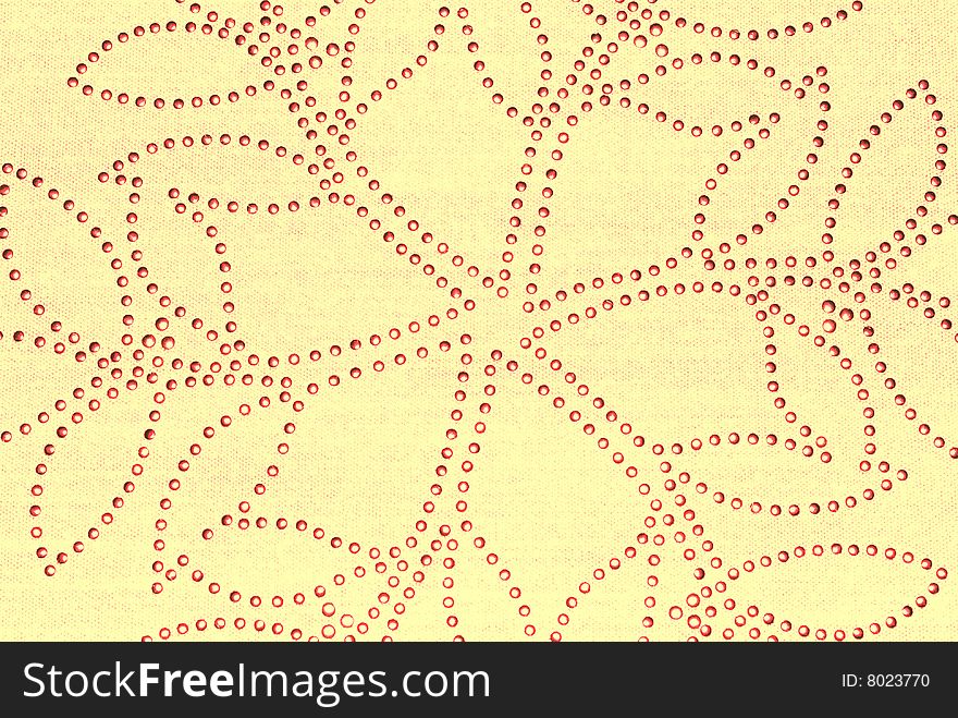 Dotted Flower Design can be used as background